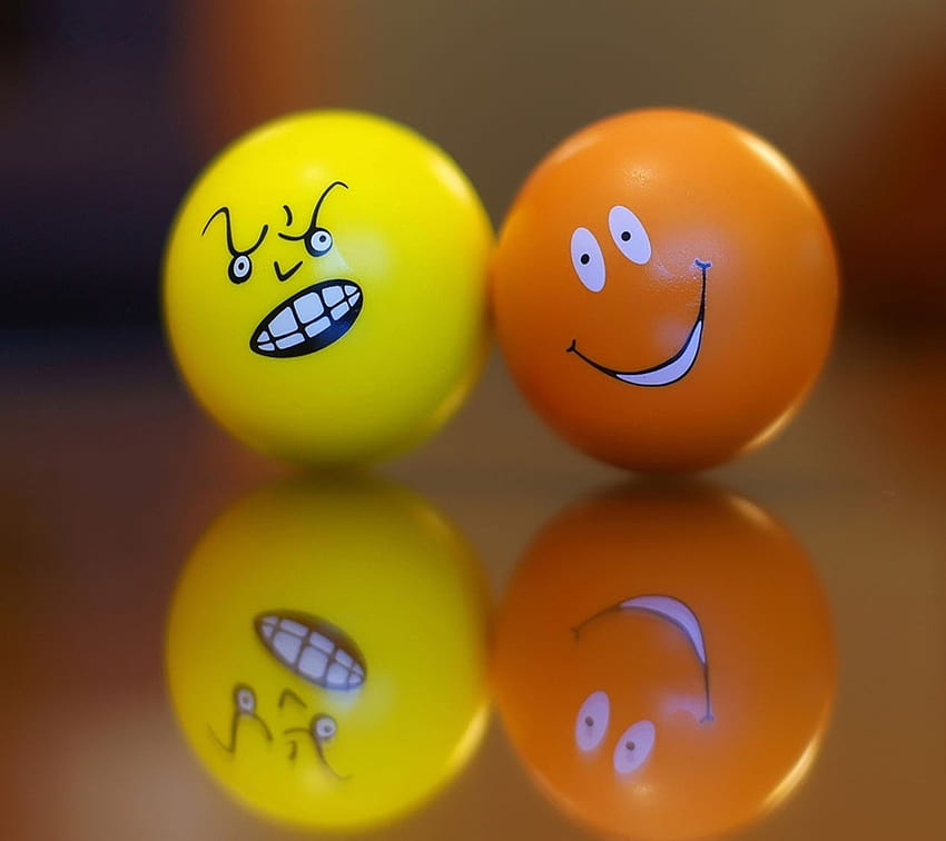 : food, abstract, nature, smiling, yellow, blue, Toy, number, billiard ball 1440x1280, sad ball HD wallpaper