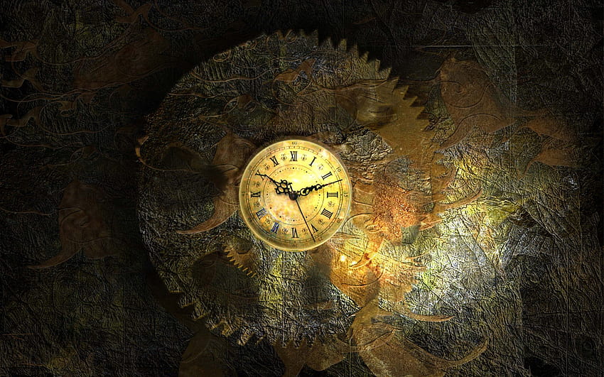 hand, Clocks, Clockworks, Vintage, Roman numerals, Watch, Gears, Time / and Mobile Backgrounds HD wallpaper