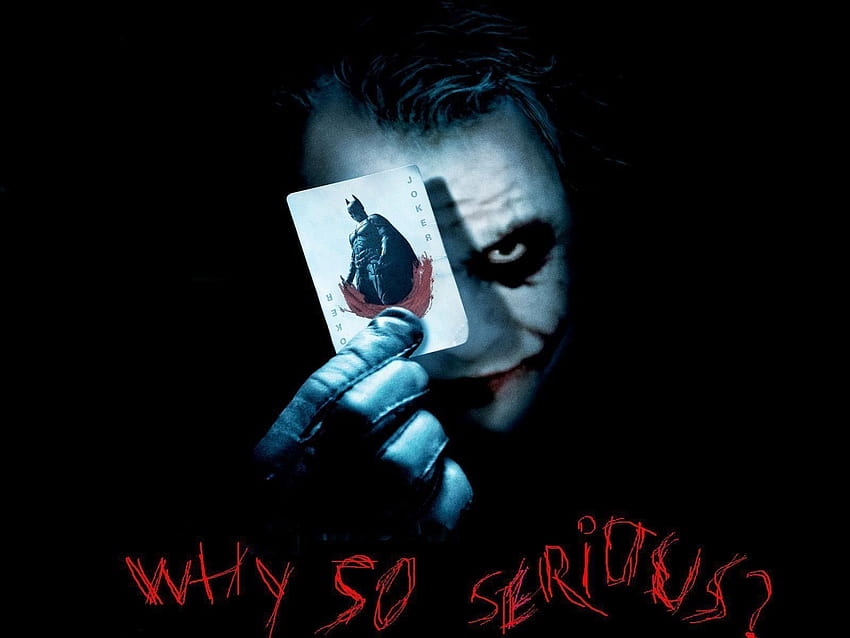 Joker Mengapa Begitu Serius Wallpaper HD