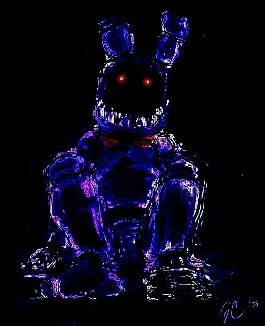 Withered Bonnie HD phone wallpaper