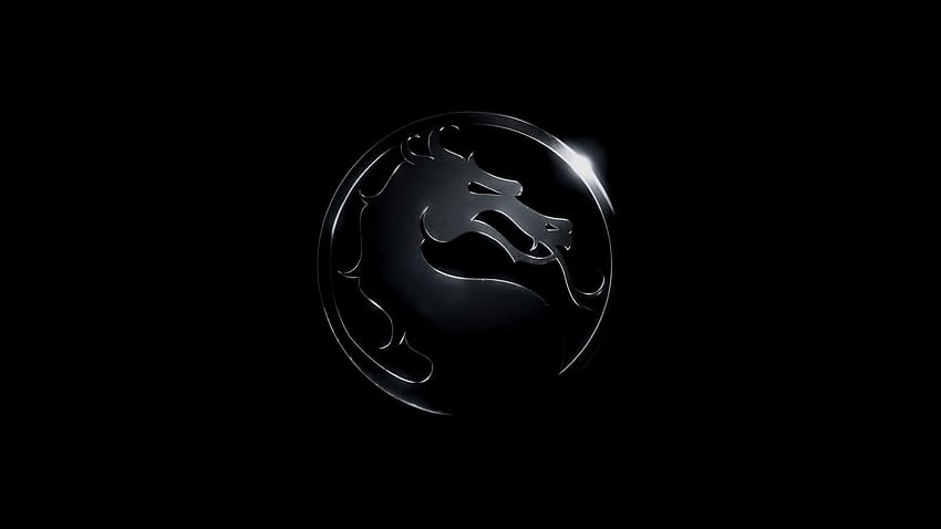 mortal kombat x mortal kombat logo dragon, logo mk Fond d'écran HD