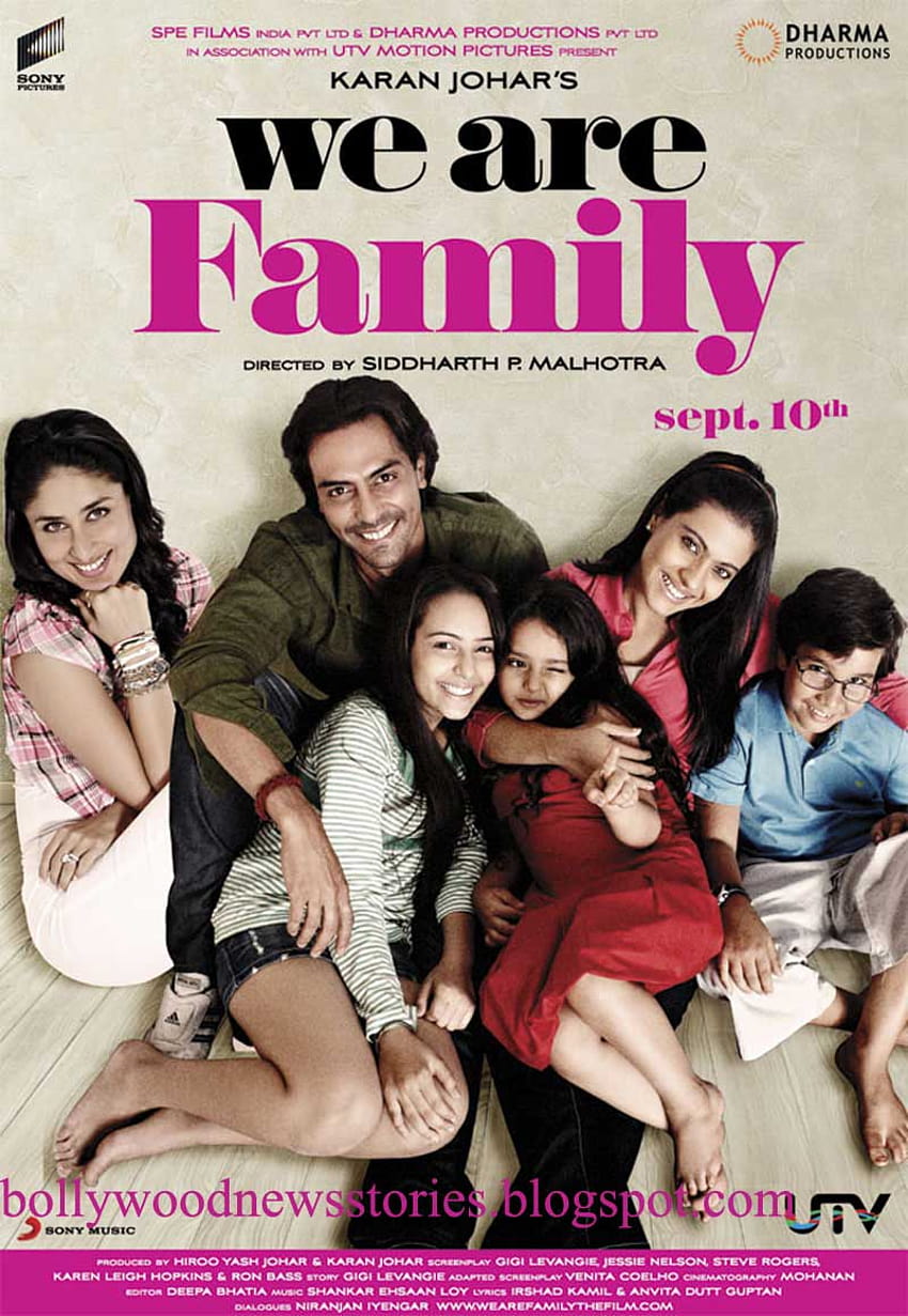 Latest News: We Are Family Posters/ , Movie Starring Kajol, Kareena Kapoor and Arjun Rampal, stepmom movie HD phone wallpaper