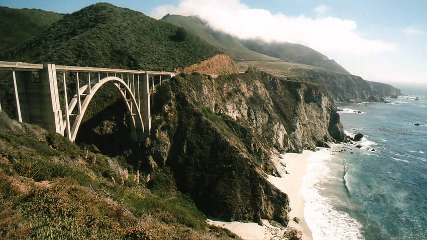 The Pacific Coast Highway HD wallpaper
