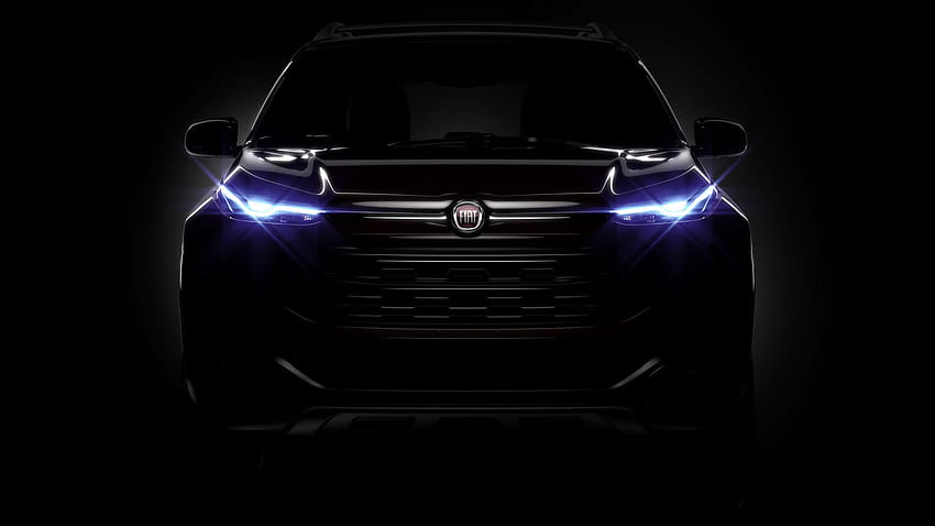 Fiat Reveals Toro Sports Utility Pickup Teaser : Large Grille and Angry Headlights, fiat toro HD wallpaper