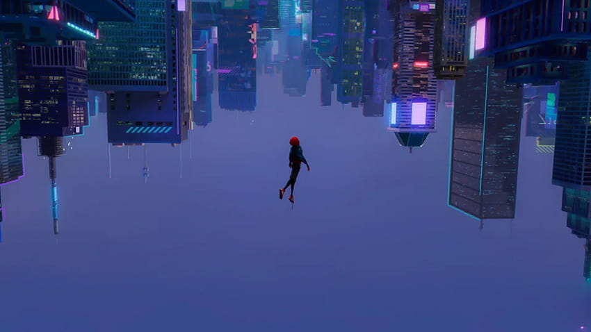 SpiderMan en el Spiderverse, estética del hombre araña fondo de pantalla