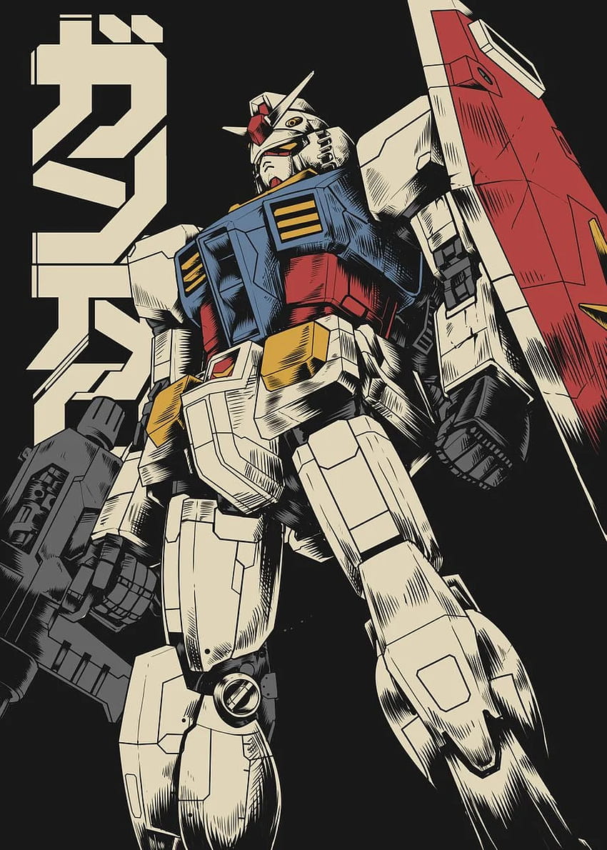 RX 78 2 Gundam' Metal Poster, Nr. rx 78 HD-Handy-Hintergrundbild