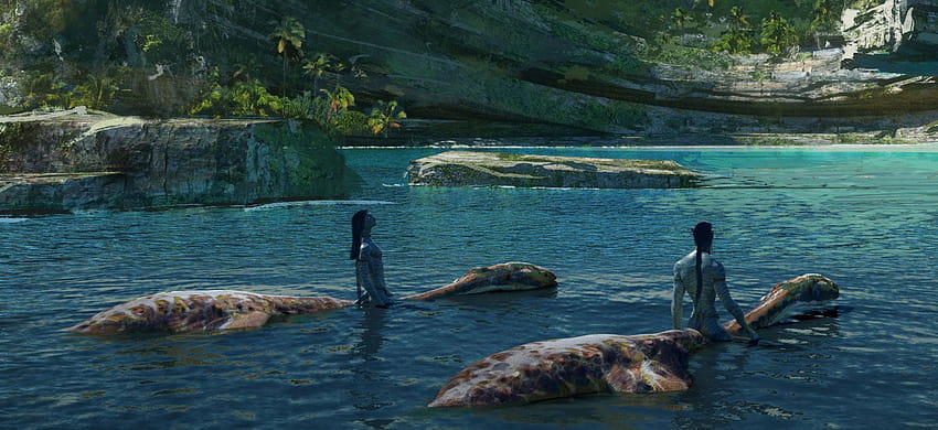 Yeni 'Avatar 2' seti su altı çekimlerini gösteriyor, avatar 2 su yolunu gösteriyor HD duvar kağıdı