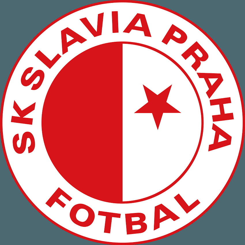 Logo Slavia Praga UEFA Champions League 2018, sk slavia praga Sfondo del telefono HD