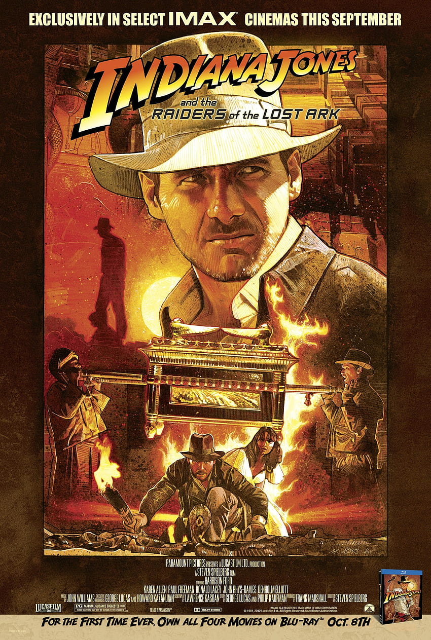 Indiana Jones: Poszukiwacze zaginionej arki Zwiastun IMAX i plakat w Wielkiej Brytanii, Indiana Jones i poszukiwacze zaginionej arki Tapeta na telefon HD