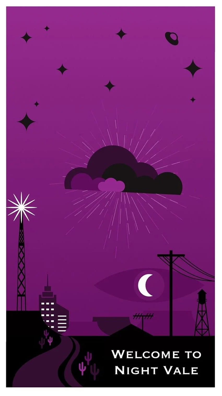 topatacocat: “ Made a series of Tourismesque Posters for the city of Night Vale. Posting updates over on /…, welcome to night vale HD phone wallpaper