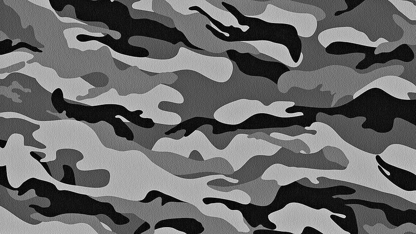 Camouflage nero e grigio di lusso, camo nero Sfondo HD