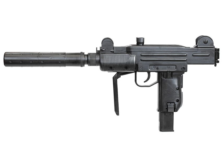 Acquista a buon mercato UZI 2256103 Mini carabina con finto silenziatore, pistola uzi Sfondo HD