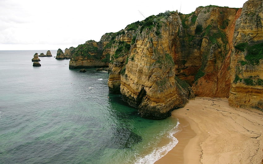 ポルトガルの崖、 高画質の壁紙