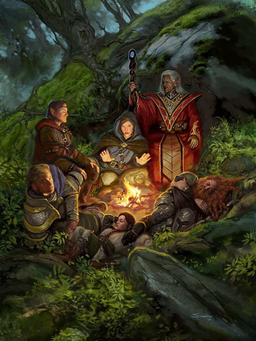The Lair: Random Wilderness Encounters, dungeons and dragons retro art HD phone wallpaper