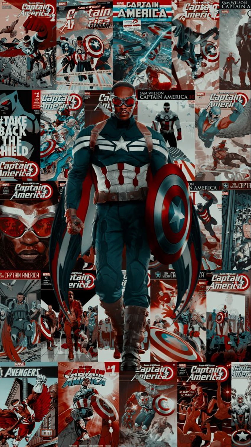 Captain America . Sam Wilson . Falcon Backgrounds, falcon captain america HD phone wallpaper
