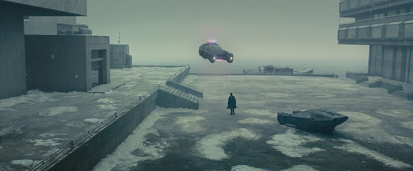 Blade Runner 2049: Cyberpunk, śnieżny biegacz Tapeta HD
