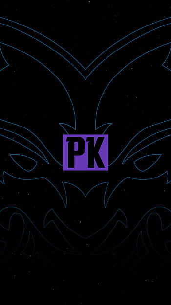 P K, Blue Logo, alphabet, HD phone wallpaper | Peakpx