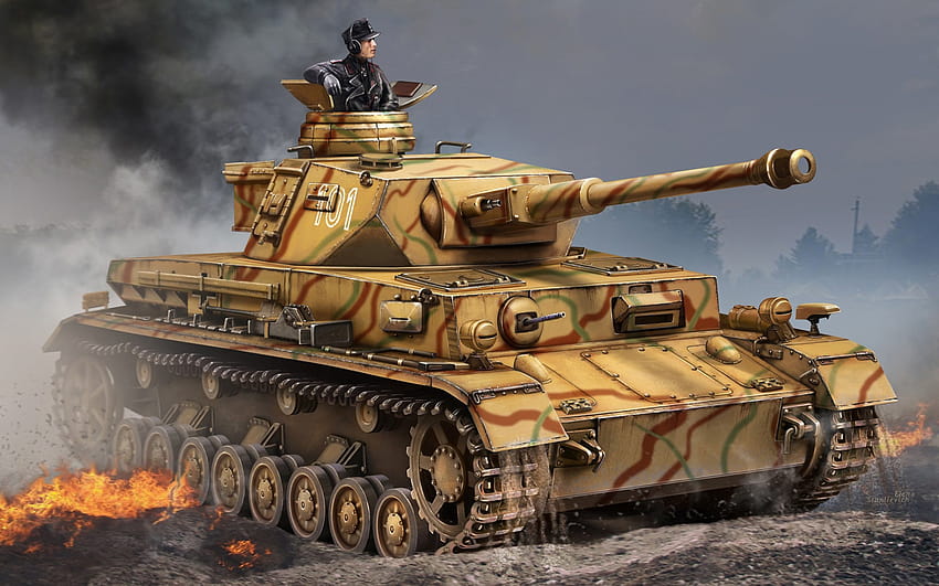 Panzer IV, รถถังรบเยอรมัน, สงครามโลกครั้งที่สอง, รถหุ้มเกราะ, สงครามโลกครั้งที่สอง, Wehrmacht ด้วยความละเอียด 1920x1200 คุณสูง วอลล์เปเปอร์ HD