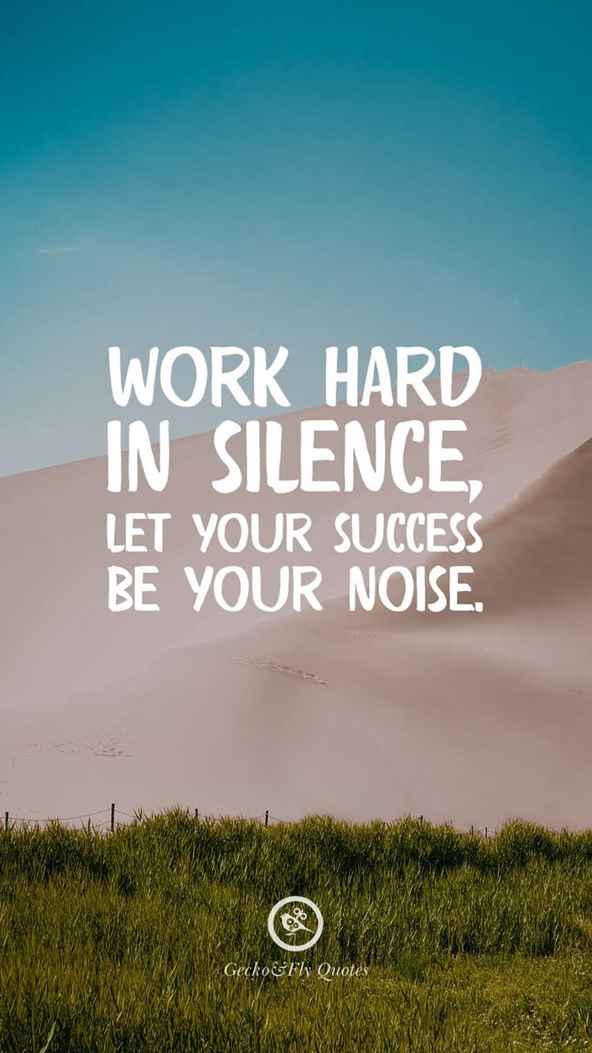 100 Inspirational And Motivational iPhone / Android Quote…, silence quotes HD phone wallpaper