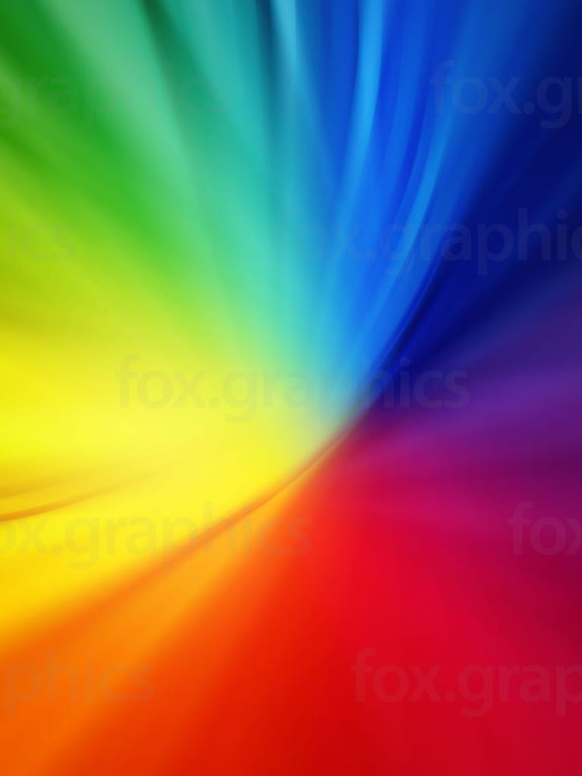 Rainbow colors backgrounds Fox Graphics [3840x2880] for your , Mobile & Tablet HD phone wallpaper