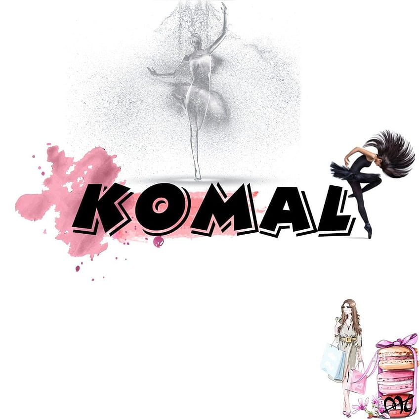 Komal name art HD phone wallpaper