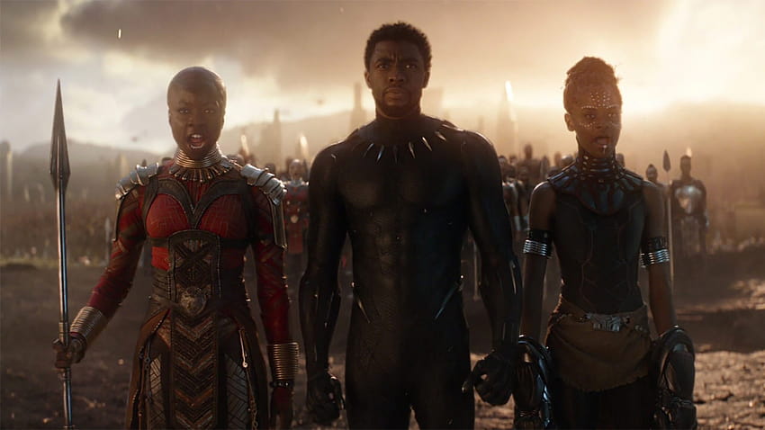 Комплектът Black Panther 2 разкрива Рири Уилямс, нов външен вид на Шури и Окойе HD тапет