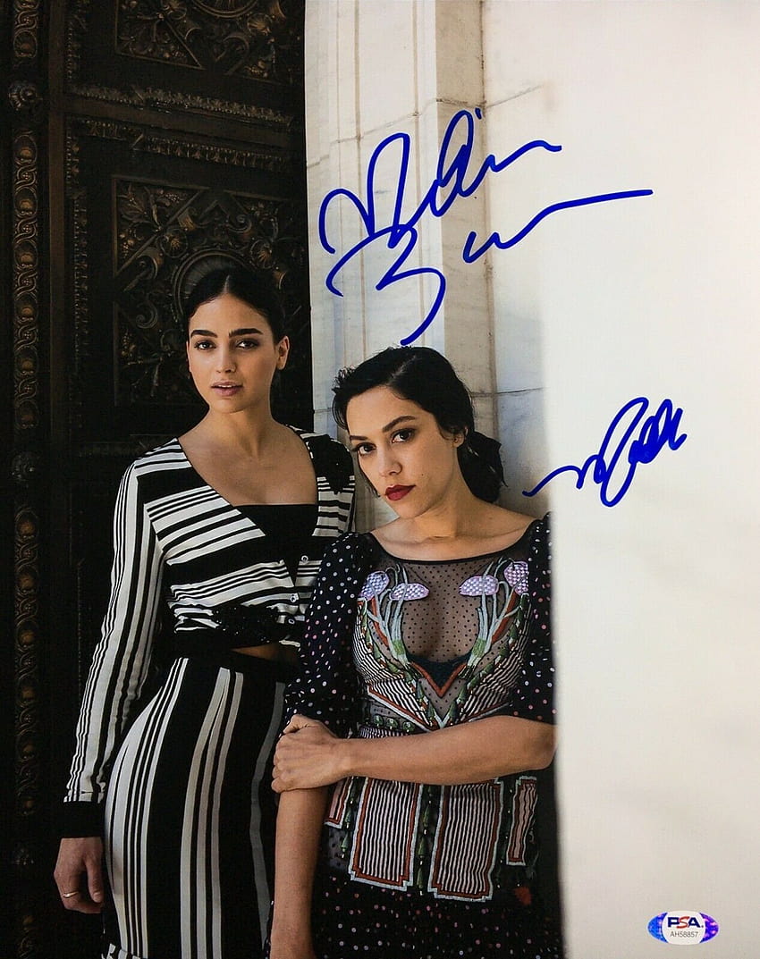 Mishel Prada und Melissa Barrera signiert „Vida“ 11x14 *Lyn *Emma PSA AH58857 HD-Handy-Hintergrundbild