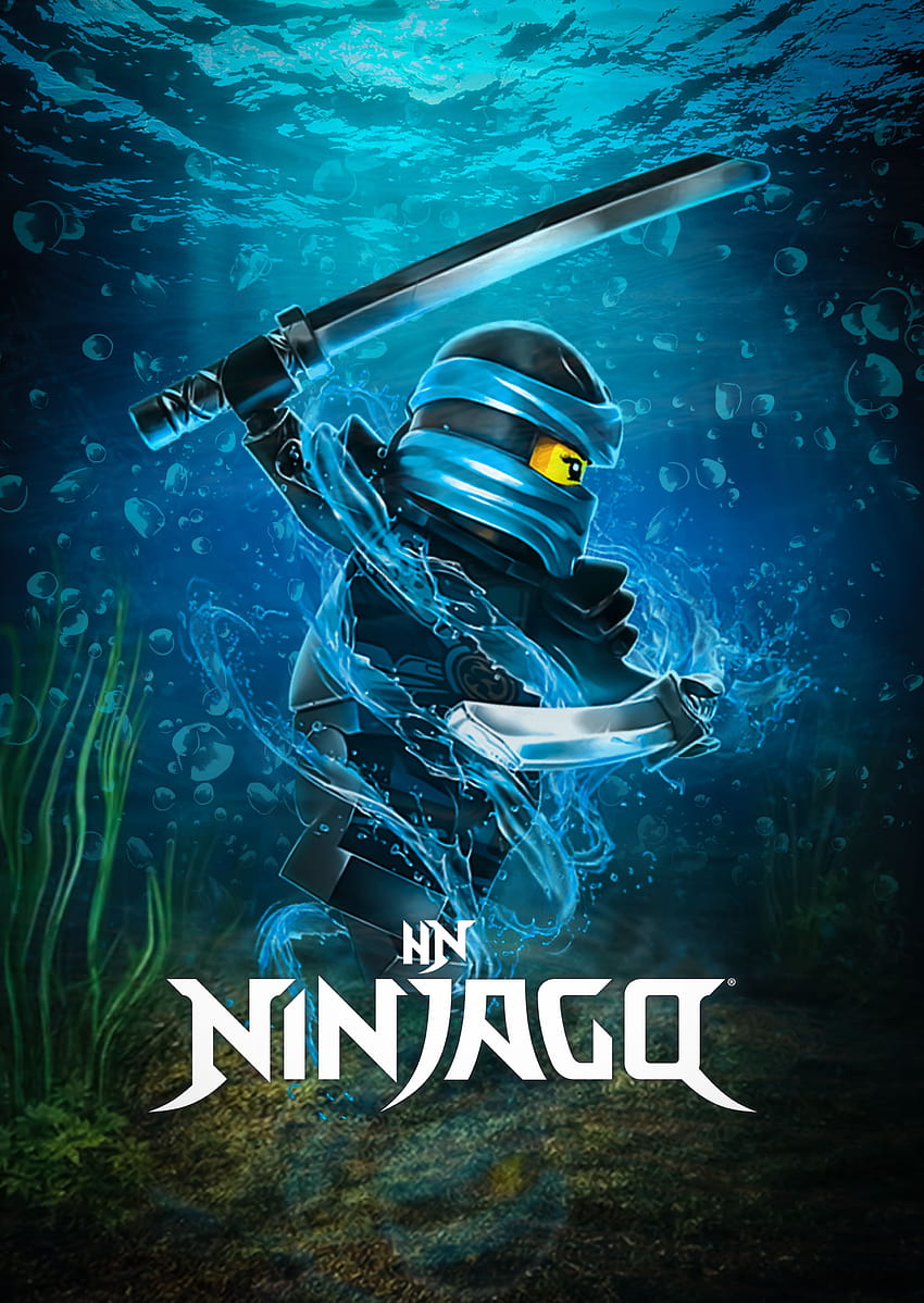 Póster Lego Ninjago Nya Fusion Water en 2021 fondo de pantalla del teléfono