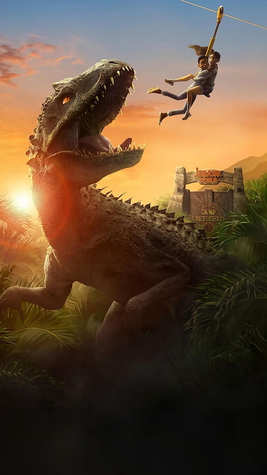Jurassic World: Camp Cretaceous Phone, jurassic world characters HD phone wallpaper
