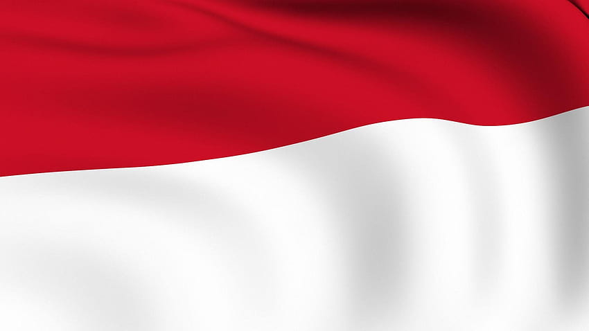 3 Bandeira da Indonésia, bandeira vermelha papel de parede HD