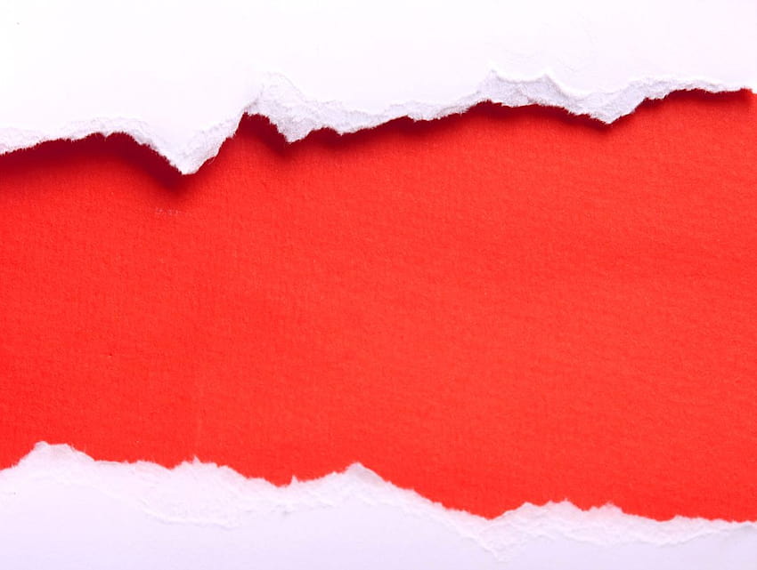 Papel rasgado, papel vermelho papel de parede HD