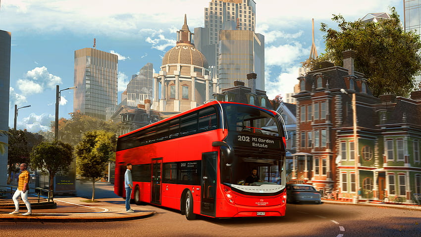 Bus Simulator, bus game HD wallpaper