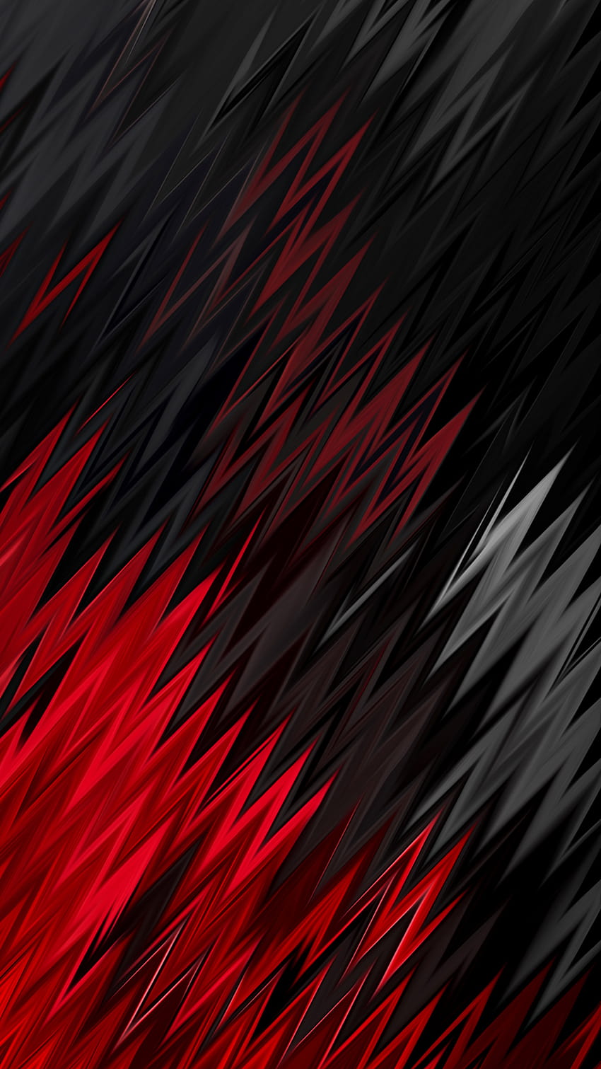 1080x1920 Rojo Negro Formas afiladas Iphone 7,6s,6 Plus, Pixel xl, One Plus 3,3t,5, s y píxeles negros fondo de pantalla del teléfono