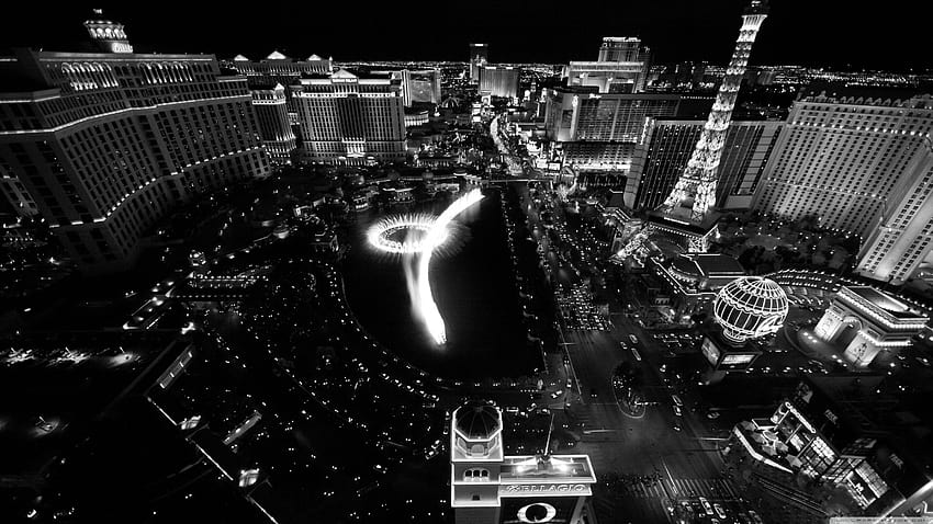 Black And White Vegas Ultra Backgrounds, tumblr siyah beyaz HD wallpaper