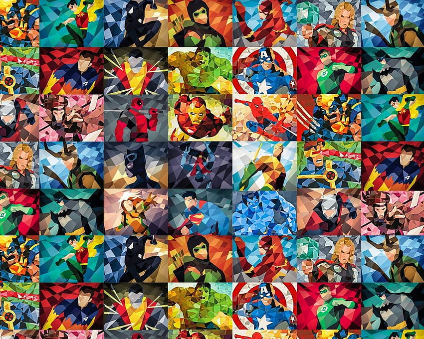 Collage de superhéroes [1920x1080] [1920x1080, collage de héroes fondo de pantalla