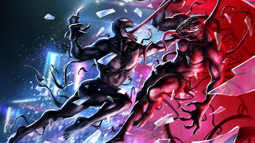 Illustration of Venom vs Riot Ultra ID:4195 HD wallpaper