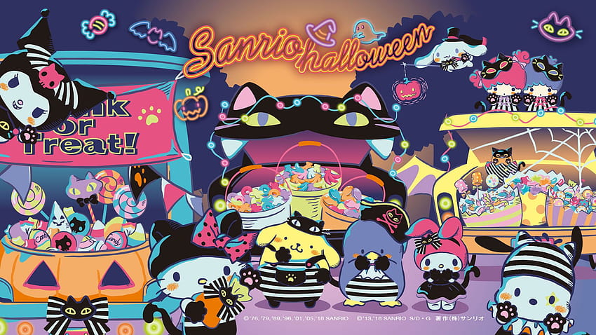 1920×1080】201810 Sanrio Halloween Special วอลล์เปเปอร์ HD