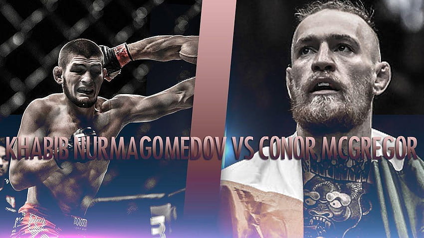 KhAbib Nurmagomedov vs Conor McGregor promo HD wallpaper