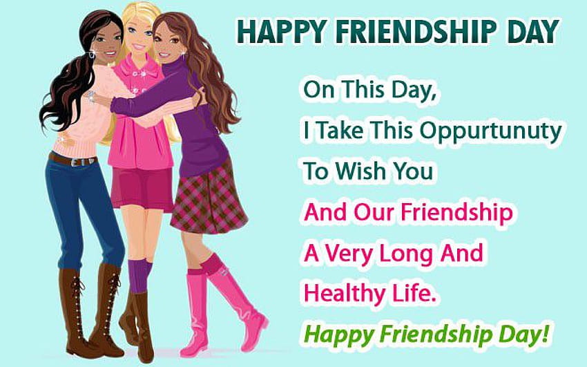 Happy Friendship Day per PC Mobile iPhone Felice giornata nazionale dei migliori amici Sfondo HD