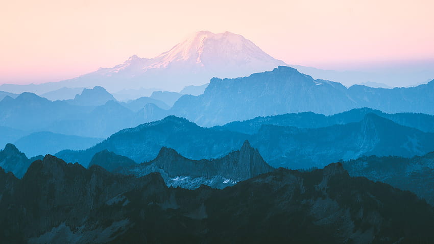 Mountains, Cascade Range, Mountain range, North America, Landscape, Nature / Most Popular, high mountain cascades HD wallpaper