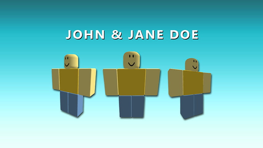 RBLX Myths Project: John Doe and Jane Doe by SpoopyGootTJS on DeviantArt