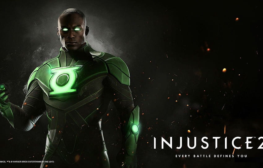 Lanterna Verde, NetherRealm Studios, Injustice 2, John, guardiani delle lanterne verdi Sfondo HD