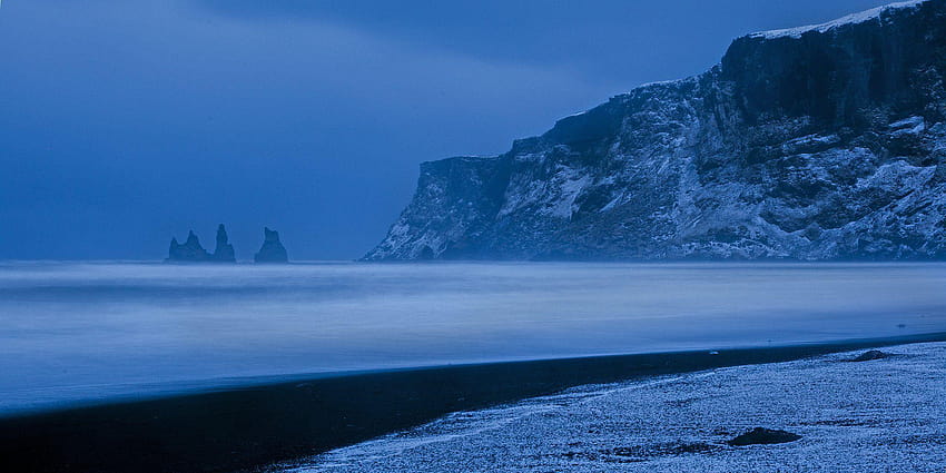 Vik iceland atlantic ocean vic ocean rock mountain coast HD wallpaper ...