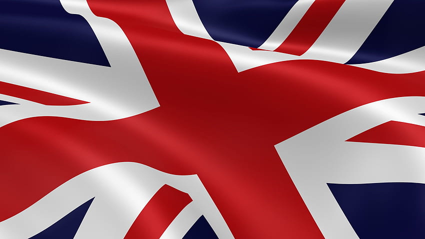 Bendera Union Jack dipasang oleh Christopher Simpson, bendera Inggris Raya Wallpaper HD