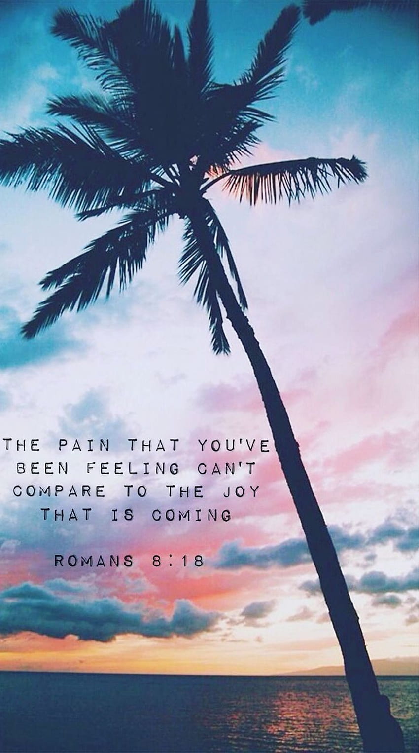 Roma 8:18, ayat Alkitab musim panas wallpaper ponsel HD