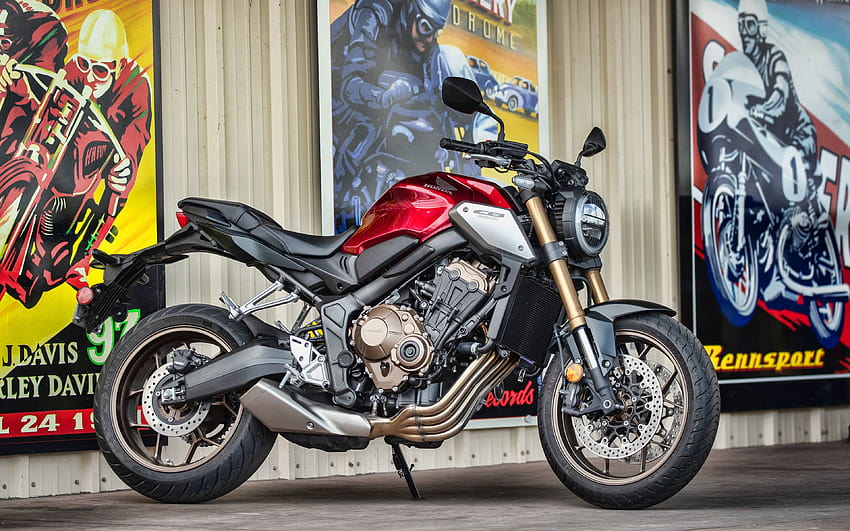 Honda CB650R, widok z boku, motocykle 2019 Tapeta HD