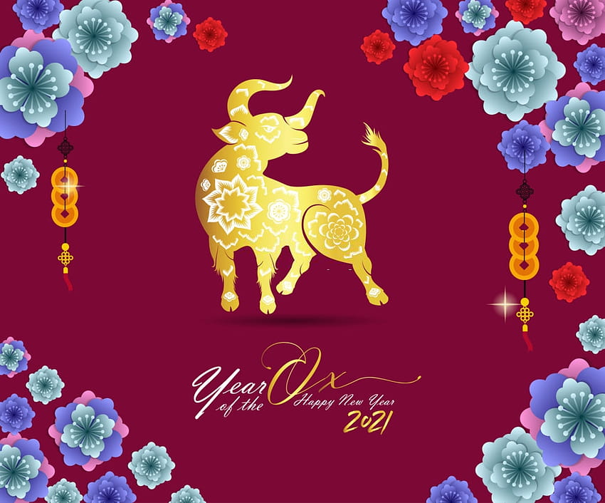 Happy Chinese New Year 2021 in 2020, 2021 chinese new year HD wallpaper