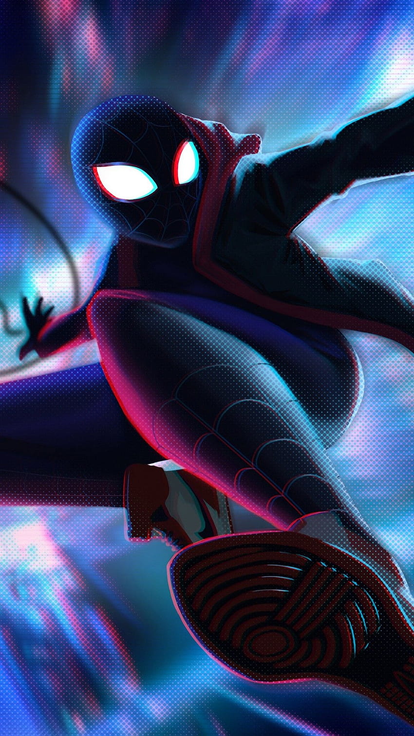Miles Morales Spider, android spider man into the spider verse HD phone wallpaper