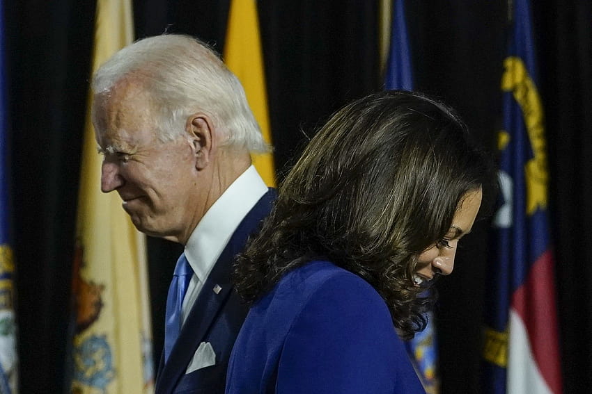 Joe Biden, Kamala Harris en première apparition en tant que ticket 2020, Joe Biden et Kamala Harris Fond d'écran HD