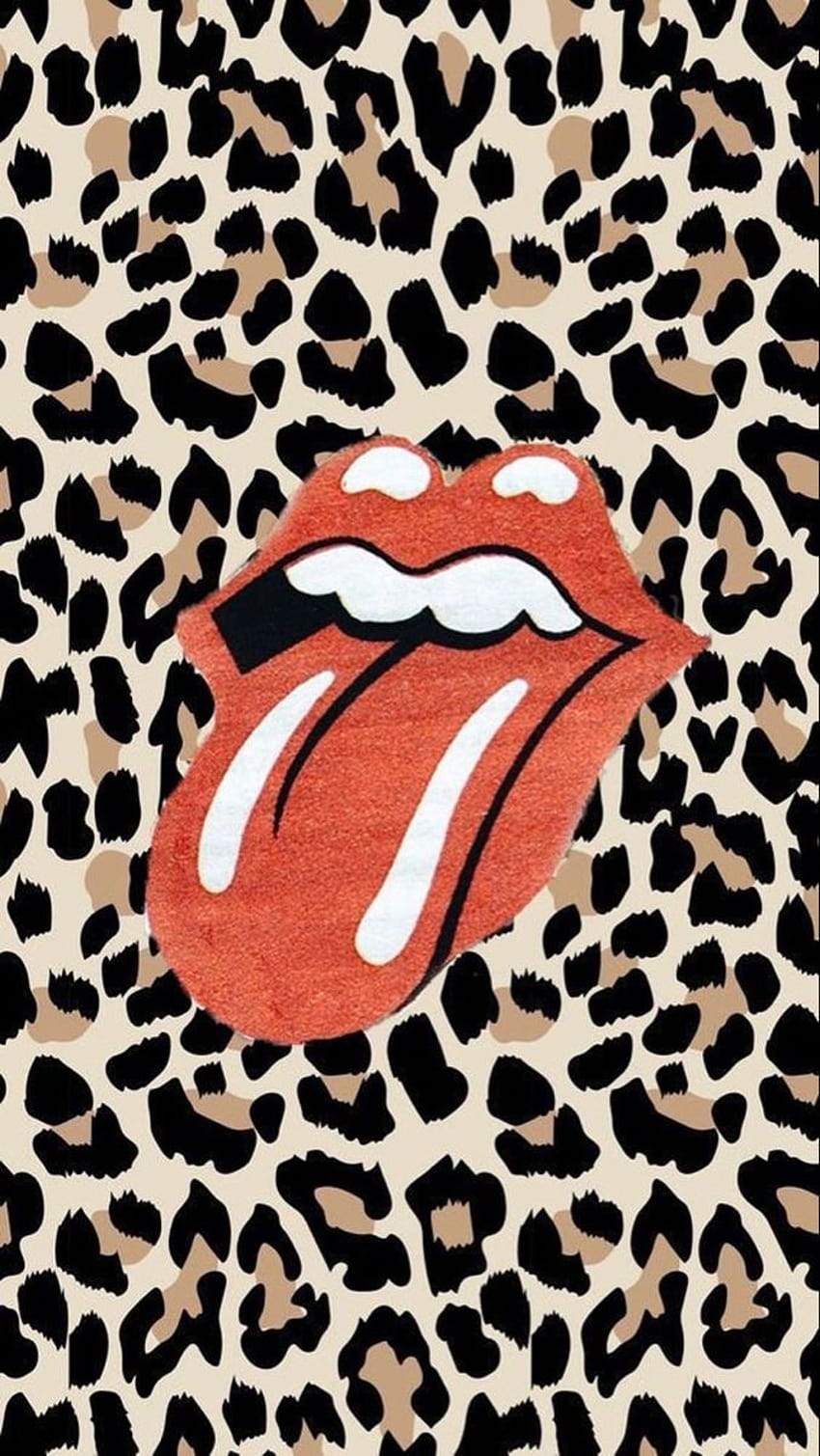 Rolling Stones Cheetah Backgrounds, trendy preppy HD phone wallpaper